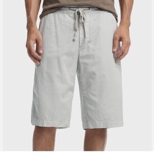 James Perse Contrast Waist Surplus Short Gray/White Sand Size 1(S)